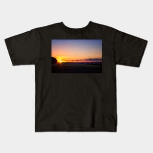 Sunset Flyby Kids T-Shirt